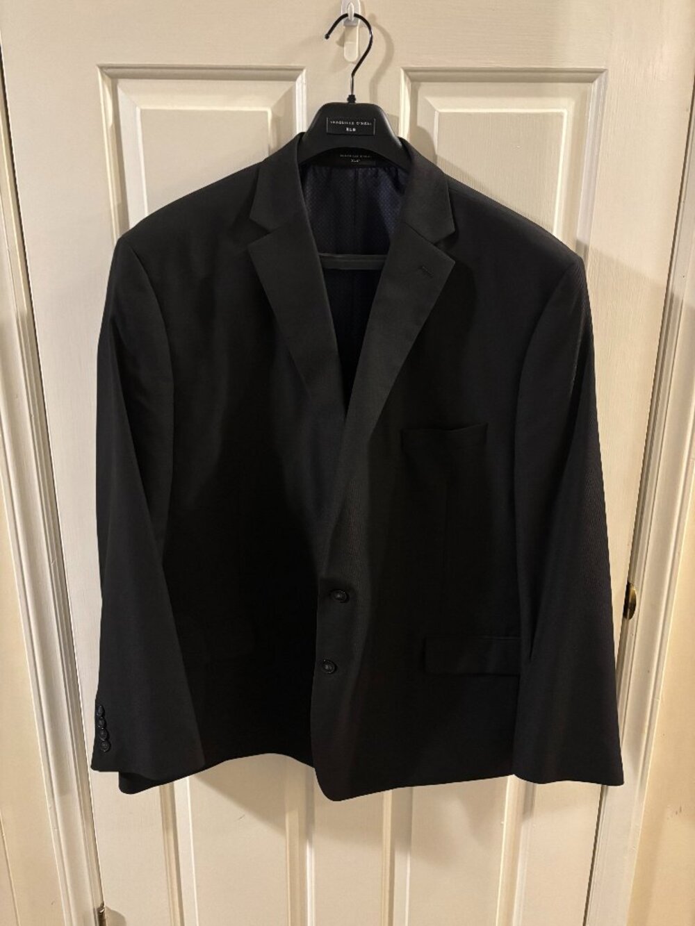 Shaquille O'Neal XLG Black Blazer Sport Suit Coat Jacket Men's 54R Big & Tall